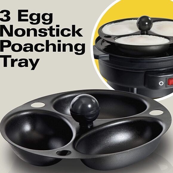 Hamilton Beach Egg Cooker & Dash Mini Waffle Iron Maker Breakfast BUNDLE - Picture 9 of 9